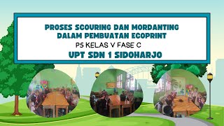 PROSES SCOURING DAN MORDANTING ECOPRINT [upl. by Gilson]