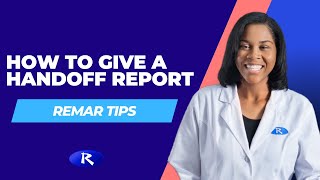 How To Give A Handoff Report [upl. by Ahsieyt]