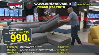 OUTLET DIVANI  Saldi estivi 2024 [upl. by Diarmid]