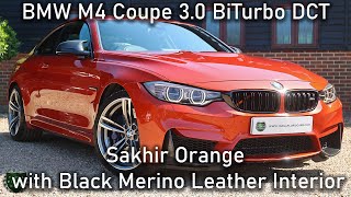 BMW M4 Coupe 30 BiTurbo DCT registered November 2015 65 finished in Sakhir Orange [upl. by Daniel]