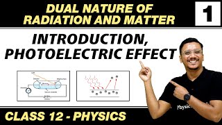 Dual Nature of Radiation amp Matter 01  Introduction  Photoelectric Effect  Class 12 NCERT [upl. by Eckmann]