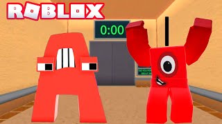 Numberblocks Meet Alphabet Lore EPIC GAME  Roblox [upl. by Rolo]