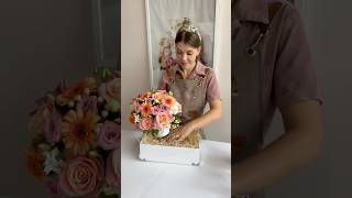 Create a beautiful and versatile flower gift box🌸flowers box short [upl. by Boggs]