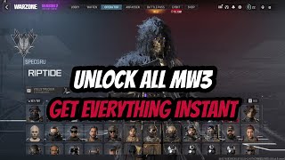 AFTER PATCH MW3 UNLOCK ALL TOOL 🔥 CoD Warzone 3 Unlock All Camos Operators Emblems Full Guide [upl. by Esiuolyram]