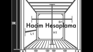 Lojistik Dersleri  Hacim Hesaplama  CBM  Volume [upl. by Agneta]