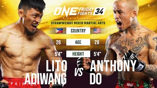 Explosive MMA Scrap  Lito Adiwang vs Anthony Do Full Fight [upl. by Reivilo809]