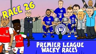 🚦RACE 26🚦 Premier League Wacky Races Arsenal 21 Leicester City Highlights [upl. by Ambrose598]