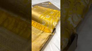 💛Haldi special  🤩 This saree is going to make your heart stop 🫀🪡ytshorts zari saree fashion✨ [upl. by Theurich]