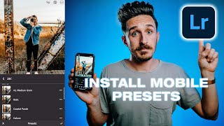 How to install presets to Lightroom Mobile  FREE PRESET [upl. by Siubhan]