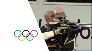 Campriani ITA Wins 50m Rifle Shooting 3 Position Gold  London 2012 Olympics [upl. by Severen]