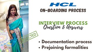 HCL Interview experience 2022  HCL recruitment  HCL Interview questions and answers  HCL Drive [upl. by Sherj]