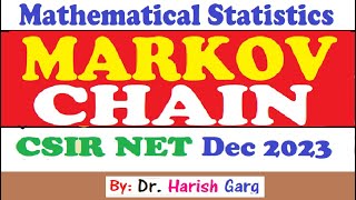 Markov Chain CSIR NET Dec 2023 Short Cut tricks [upl. by Mallina]