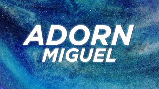 Miguel  Adorn Lyric Video [upl. by Eintruoc]