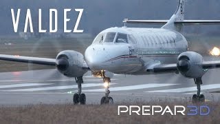 Prepar3D  Razbam Metroliner III  Landing at Valdez  TrackIR [upl. by Richter]