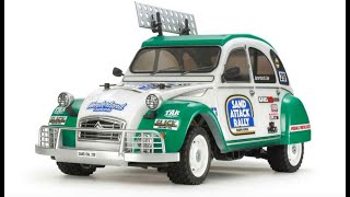 live montage voiture RC Tamiya Citroen 2CV Rallye chassis M05ra [upl. by Oigolue]