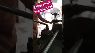 Roller shaft bearing sheetmachining work [upl. by Hawger]