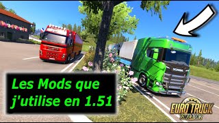 ETS2  151 Les Mods Que Jutilise Sur La Nouvelle Mise à Jour  Euro Truck Simulator 2 [upl. by Enelhtac]