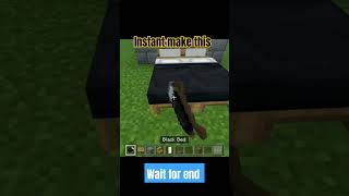 Minecraft bed hack 🤯🤯shorts [upl. by Bobbi405]