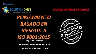 ISO 31000 VS ISO 90012015 Como evaluar los RIESGOS en un Sistema de Gestión de Calidad [upl. by Hguh]