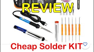 soldering iron kit review under 20 hobby budget solder electric tool [upl. by Bright]