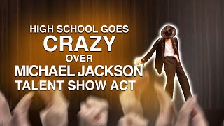 High school goes CRAZY over Michael Jackson talent show act 2011 [upl. by Devine]