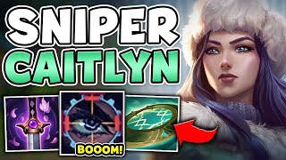 DONT SLEEP ON LETHALITY CAITLYN TOP PRESS R AND WATCH THEM LOSE HALF THEIR HP [upl. by Oal693]