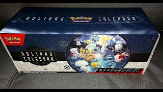 Pokemon TCG Holiday Calendar Christmas 2023 Unboxing Full Contents [upl. by Ycrem]