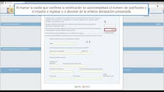 Renta 2022  Modificación de una declaración presentada rectificación de autoliquidación [upl. by Aicertal]