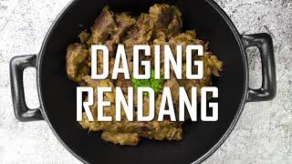 Daging Rendang Rundvlees  Indisch stoofvlees recept uit de Indische keuken  Indische gerechten [upl. by Zendah974]