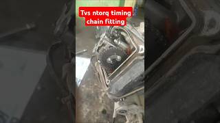 How Timing chain remove tvs ntorq  timing chain kese fit kre bikemaster25 shorts viralvideo [upl. by Armmat]