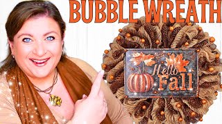 Autumns BEST Deco Mesh Wreath Tutorial NO FRAY Guaranteed [upl. by Dickman65]