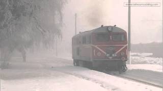 Bulgarian State Railways  Cold amp Fog [upl. by Deden]