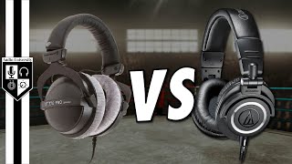 AudioTechnica ATHM50x vs Beyerdynamic DT 770 Pro  Why I Decided To Switch [upl. by Yllus]