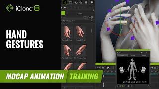 How to Correct Hand Gestures amp Create Hand Animation with Ease  Mocap Animation Course  iClone 8 [upl. by Hewitt]