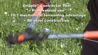 How to  Waratah Gripple wire tensioning tools [upl. by Starlin]