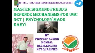 Master Sigmund Freuds Defence Mechanisms for UGC NET  Psychology Made Easy 📚 UGCNETPsychology [upl. by Gertie]