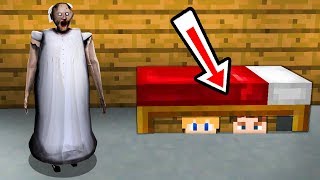 NUNCA A GRANNY VAI TE ENCONTRAR NESTE ESCONDERIJO NO MINECRAFT [upl. by Sadiras]