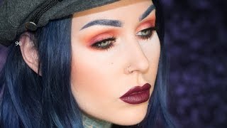 1990s Fall Grunge Makeup Tutorial  KristenLeanneStyle [upl. by Ynnhoj479]