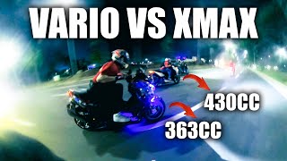 VARIO VS XMAX [upl. by Culhert413]