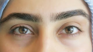 MY HALAL EYEBROW TUTORIAL  MUSKA JAHAN [upl. by Tarabar]