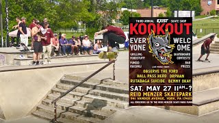 Exist Skateshop Kookout at Reid Menzer Skatepark Recap [upl. by Antoine]