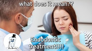 Endodontic treatment simplified whats an Endodontic treatment RCT root canal treatment [upl. by Iatnohs377]