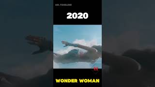 Evolution of Wonder woman  Wonder woman Then vs Now  Wonder woman  Wonder woman Transformation [upl. by Ninahs]