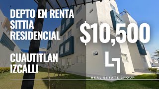 DEPARTAMENTO EN RENTA SITTIA RESIDENCIAL CUAUTITLAN IZCALLI LEON REAL ESTATE GROUP [upl. by Ardnoid]