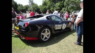 Goodwood 2011  SA Aperta 599 GTO 2x LFA  Caparo Alfa 8C ZR1  Goodwood festival of Speed 2011 [upl. by Neiv]