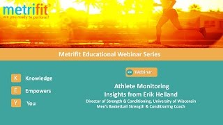 Athlete Monitoring  Insights from Erik Helland [upl. by Gaspard]