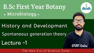 Spontaneous generation Theory  History and Developmentslect1 Microbiology  BotanyiSTUDY Online [upl. by Sturges779]