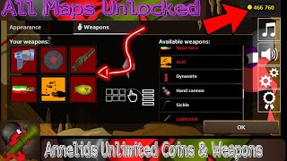 Annelids Game Play  All Weapons Unlocked🔥  All Levels amp Maps Unlocked💥💥  Technical S Gamer [upl. by Rtoip323]