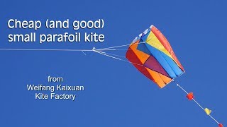 Cheap and good small parafoil kite [upl. by Fenwick]