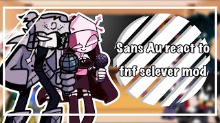 Sans Au React To FRIDAY NIGHT FUNKIN Sarvente’s MidFight Masses [upl. by Ruphina149]